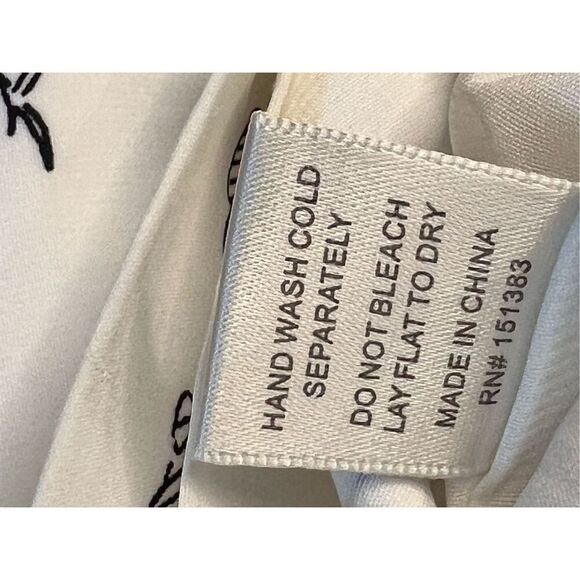 Current Air Beachy White Tie Front Skirt Coverup Island‎ Tropical Hawaiian SMALL - Picture 8 of 9